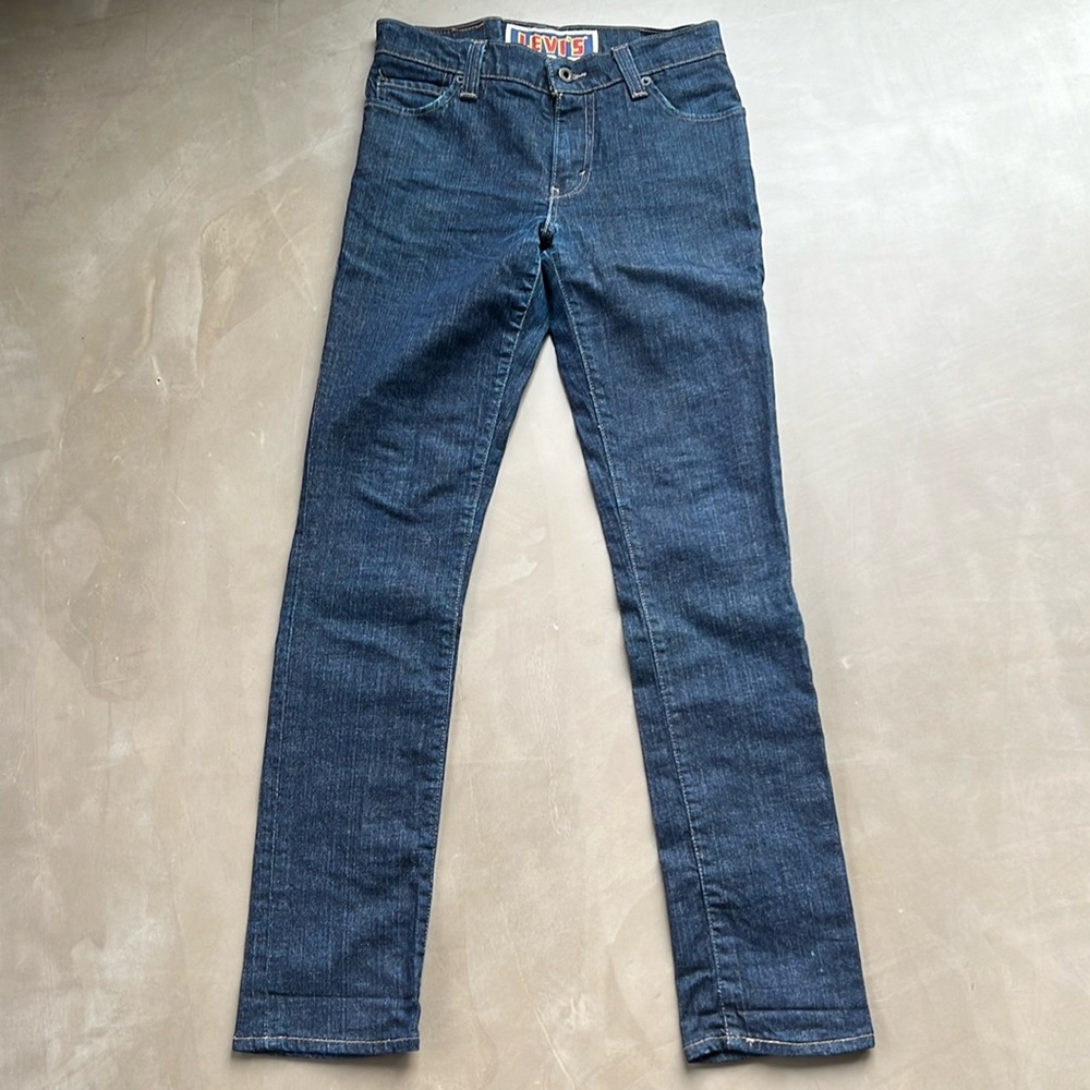 Levi’s Super Skinny 510 dark blue jeans